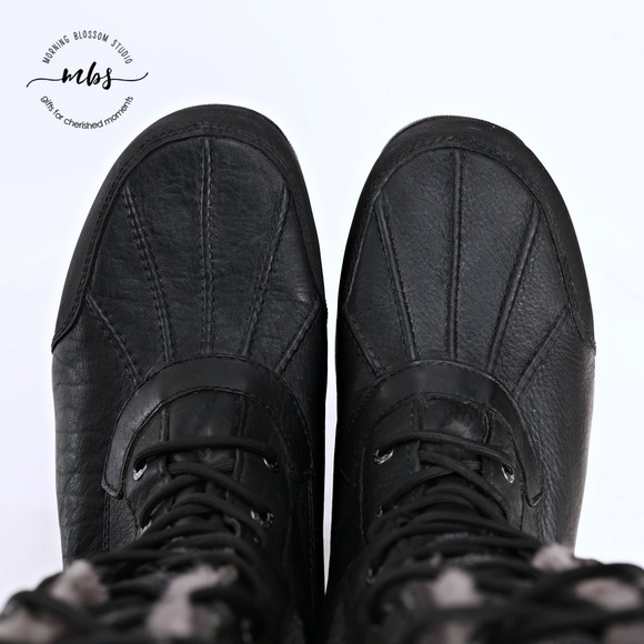 UGG Butte Herringbone Duck Rugged Outdoor Winter Boots Black‎ Men 15 main image 13